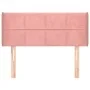Cabecero de terciopelo rosa 103x16x78/88 cm de vidaXL, Cabeceros y pies de cama - Ref: Foro24-3118815, Precio: 51,67 €, Descu...