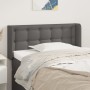 Cabecero de cuero sintético gris 83x16x78/88 cm de vidaXL, Cabeceros y pies de cama - Ref: Foro24-3118844, Precio: 54,15 €, D...