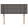 Cabecero de cuero sintético gris 83x16x78/88 cm de vidaXL, Cabeceros y pies de cama - Ref: Foro24-3118844, Precio: 54,15 €, D...