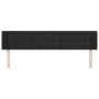 Black synthetic leather headboard 163x16x78/88 cm by vidaXL, Headboards and footboards - Ref: Foro24-3118864, Price: 66,01 €,...