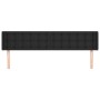 Cabecero de cuero sintético negro 163x16x78/88 cm de vidaXL, Cabeceros y pies de cama - Ref: Foro24-3118864, Precio: 66,16 €,...