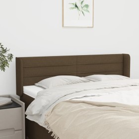 Cabecero de tela gris oscuro 147x16x78/88 cm de vidaXL, Cabeceros y pies de cama - Ref: Foro24-3118909, Precio: 70,26 €, Desc...