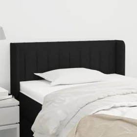 Kopfteil aus schwarzem Stoff, 103 x 16 x 78/88 cm von vidaXL, Kopf- und Fußteile - Ref: Foro24-3118998, Preis: 38,93 €, Rabat...