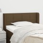 Cabecero de tela marrón oscuro 83x16x78/88 cm de vidaXL, Cabeceros y pies de cama - Ref: Foro24-3118745, Precio: 46,86 €, Des...