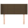 Cabecero de tela marrón oscuro 83x16x78/88 cm de vidaXL, Cabeceros y pies de cama - Ref: Foro24-3118745, Precio: 46,86 €, Des...