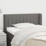 Cabecero de tela gris oscuro 93x16x78/88 cm de vidaXL, Cabeceros y pies de cama - Ref: Foro24-3118989, Precio: 51,57 €, Descu...