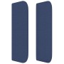 Cabecero de tela azul 203x16x78/88 cm de vidaXL, Cabeceros y pies de cama - Ref: Foro24-3118796, Precio: 68,66 €, Descuento: %
