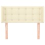 Cabecero de cuero sintético color crema 103x16x78/88 cm de vidaXL, Cabeceros y pies de cama - Ref: Foro24-3118854, Precio: 54...