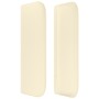 Cabecero de cuero sintético color crema 103x16x78/88 cm de vidaXL, Cabeceros y pies de cama - Ref: Foro24-3118854, Precio: 54...