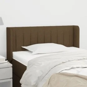 Kopfteil aus dunkelbraunem Stoff, 83 x 16 x 78/88 cm von vidaXL, Kopf- und Fußteile - Ref: Foro24-3118983, Preis: 38,43 €, Ra...