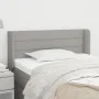 Light gray fabric headboard 93x16x78/88 cm by vidaXL, Headboards and footboards - Ref: Foro24-3118890, Price: 55,61 €, Discou...