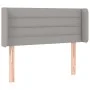 Light gray fabric headboard 93x16x78/88 cm by vidaXL, Headboards and footboards - Ref: Foro24-3118890, Price: 55,61 €, Discou...
