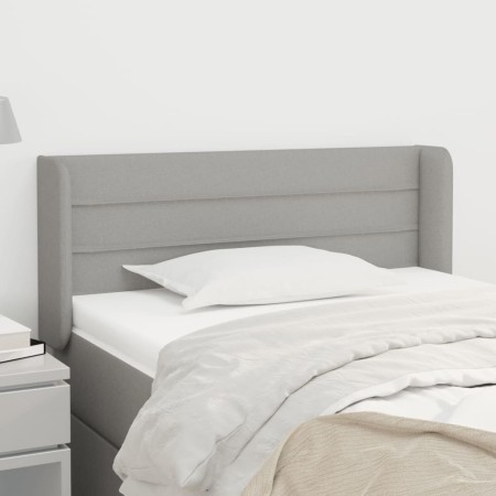 Cabecero de tela gris claro 103x16x78/88 cm de vidaXL, Cabeceros y pies de cama - Ref: Foro24-3118898, Precio: 42,35 €, Descu...