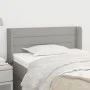 Light gray fabric headboard 103x16x78/88 cm by vidaXL, Headboards and footboards - Ref: Foro24-3118898, Price: 41,61 €, Disco...