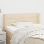 Cream fabric headboard 93x16x78/88 cm by vidaXL, Headboards and footboards - Ref: Foro24-3118895, Price: 52,33 €, Discount: %