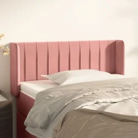 Cabecero de terciopelo rosa 103x16x78/88 cm de vidaXL, Cabeceros y pies de cama - Ref: Foro24-3119053, Precio: 61,07 €, Descu...
