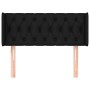 Cabecero de tela negro 93x16x78/88 cm de vidaXL, Cabeceros y pies de cama - Ref: Foro24-3119088, Precio: 47,21 €, Descuento: %