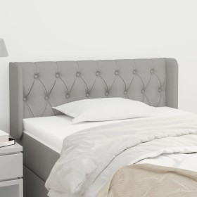 Cabecero de tela gris claro 103x16x78/88 cm de vidaXL, Cabeceros y pies de cama - Ref: Foro24-3119094, Precio: 48,21 €, Descu...