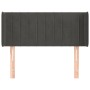 Cabecero de terciopelo gris oscuro 103x16x78/88 cm de vidaXL, Cabeceros y pies de cama - Ref: Foro24-3119049, Precio: 56,92 €...
