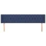 Kopfteil aus blauem Stoff, 183 x 16 x 78/88 cm von vidaXL, Kopf- und Fußteile - Ref: Foro24-3119124, Preis: 84,49 €, Rabatt: %