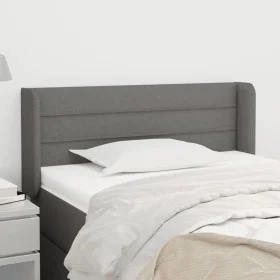 Dark gray fabric headboard 93x16x78/88 cm by vidaXL, Headboards and footboards - Ref: Foro24-3118891, Price: 53,66 €, Discoun...