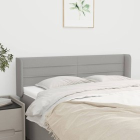 Cabecero de tela gris claro 147x16x78/88 cm de vidaXL, Cabeceros y pies de cama - Ref: Foro24-3118906, Precio: 72,22 €, Descu...