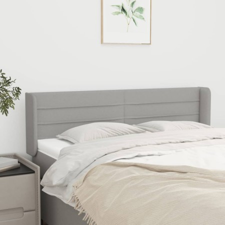 Cabecero de tela gris claro 147x16x78/88 cm de vidaXL, Cabeceros y pies de cama - Ref: Foro24-3118906, Precio: 72,22 €, Descu...