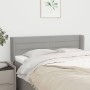 Cabecero de tela gris claro 147x16x78/88 cm de vidaXL, Cabeceros y pies de cama - Ref: Foro24-3118906, Precio: 72,22 €, Descu...
