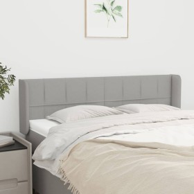 Cabecero de tela gris claro 147x16x78/88 cm de vidaXL, Cabeceros y pies de cama - Ref: Foro24-3118766, Precio: 73,64 €, Descu...