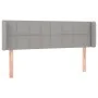 Light gray fabric headboard 147x16x78/88 cm by vidaXL, Headboards and footboards - Ref: Foro24-3118766, Price: 70,69 €, Disco...