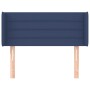 Cabecero de tela azul 93x16x78/88 cm de vidaXL, Cabeceros y pies de cama - Ref: Foro24-3118896, Precio: 56,58 €, Descuento: %