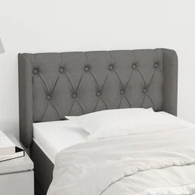 Dark gray fabric headboard 83x16x78/88 cm by vidaXL, Headboards and footboards - Ref: Foro24-3119079, Price: 48,88 €, Discoun...