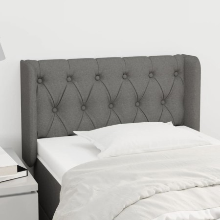 Cabecero de tela gris oscuro 83x16x78/88 cm de vidaXL, Cabeceros y pies de cama - Ref: Foro24-3119079, Precio: 48,71 €, Descu...