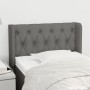 Cabecero de tela gris oscuro 83x16x78/88 cm de vidaXL, Cabeceros y pies de cama - Ref: Foro24-3119079, Precio: 48,71 €, Descu...
