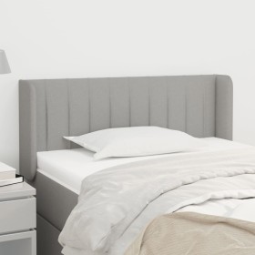 Cabecero de tela gris claro 103x16x78/88 cm de vidaXL, Cabeceros y pies de cama - Ref: Foro24-3118996, Precio: 48,73 €, Descu...