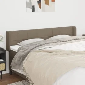 Kopfteil aus taupegrauem Stoff, 183 x 16 x 78/88 cm von vidaXL, Kopf- und Fußteile - Ref: Foro24-3118786, Preis: 80,53 €, Rab...