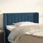 Cabecero de terciopelo azul oscuro 83x16x78/88 cm de vidaXL, Cabeceros y pies de cama - Ref: Foro24-3119040, Precio: 40,32 €,...