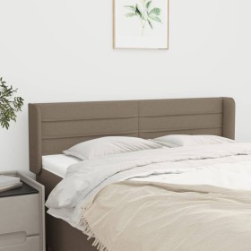 Cabecero de tela gris taupe 147x16x78/88 cm de vidaXL, Cabeceros y pies de cama - Ref: Foro24-3118910, Precio: 76,45 €, Descu...