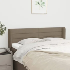 Cabecero de tela gris taupe 147x16x78/88 cm de vidaXL, Cabeceros y pies de cama - Ref: Foro24-3118910, Precio: 73,50 €, Descu...