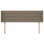 Cabecero de tela gris taupe 147x16x78/88 cm de vidaXL, Cabeceros y pies de cama - Ref: Foro24-3118910, Precio: 76,45 €, Descu...