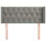 Cabecero de terciopelo gris claro 93x16x78/88 cm de vidaXL, Cabeceros y pies de cama - Ref: Foro24-3119140, Precio: 62,17 €, ...