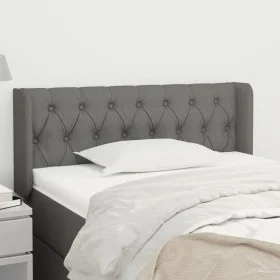 Kopfteil aus dunkelgrauem Stoff, 103 x 16 x 78/88 cm von vidaXL, Kopf- und Fußteile - Ref: Foro24-3119095, Preis: 49,51 €, Ra...