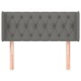 Cabecero de tela gris oscuro 103x16x78/88 cm de vidaXL, Cabeceros y pies de cama - Ref: Foro24-3119095, Precio: 49,57 €, Desc...
