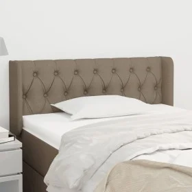 Taupe gray fabric headboard 93x16x78/88 cm by vidaXL, Headboards and footboards - Ref: Foro24-3119090, Price: 51,12 €, Discou...