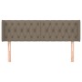 Cabecero de tela gris taupe 163x16x78/88 cm de vidaXL, Cabeceros y pies de cama - Ref: Foro24-3119114, Precio: 91,36 €, Descu...