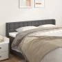 Gray synthetic leather headboard 203x16x78/88 cm by vidaXL, Headboards and footboards - Ref: Foro24-3118880, Price: 76,19 €, ...