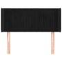 Cabecero de terciopelo negro 103x16x78/88 cm de vidaXL, Cabeceros y pies de cama - Ref: Foro24-3119050, Precio: 49,56 €, Desc...