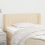 Cabecero de tela color crema 103x16x78/88 cm de vidaXL, Cabeceros y pies de cama - Ref: Foro24-3119001, Precio: 47,75 €, Desc...