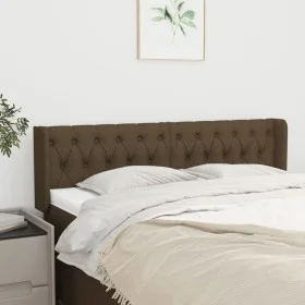 Cabecero de tela gris oscuro 147x16x78/88 cm de vidaXL, Cabeceros y pies de cama - Ref: Foro24-3119105, Precio: 73,62 €, Desc...