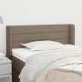 Cabecero de tela gris taupe 103x16x78/88 cm de vidaXL, Cabeceros y pies de cama - Ref: Foro24-3118902, Precio: 42,45 €, Descu...